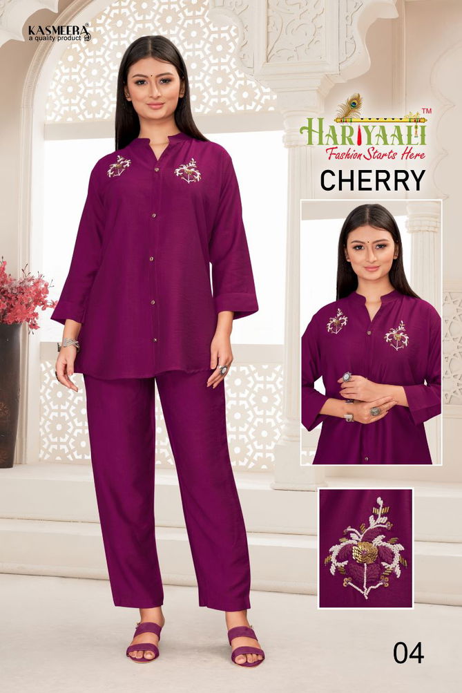 Cherry By Hariyali Ladies Top With Bottom Catalog